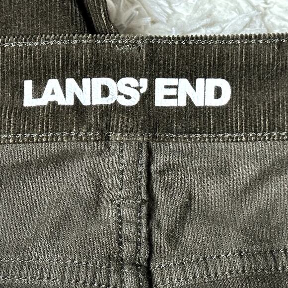 Lands End NWT Women's Size 18 Brown Micro Corduroy High Rise Straight Leg - Picture 7 of 15